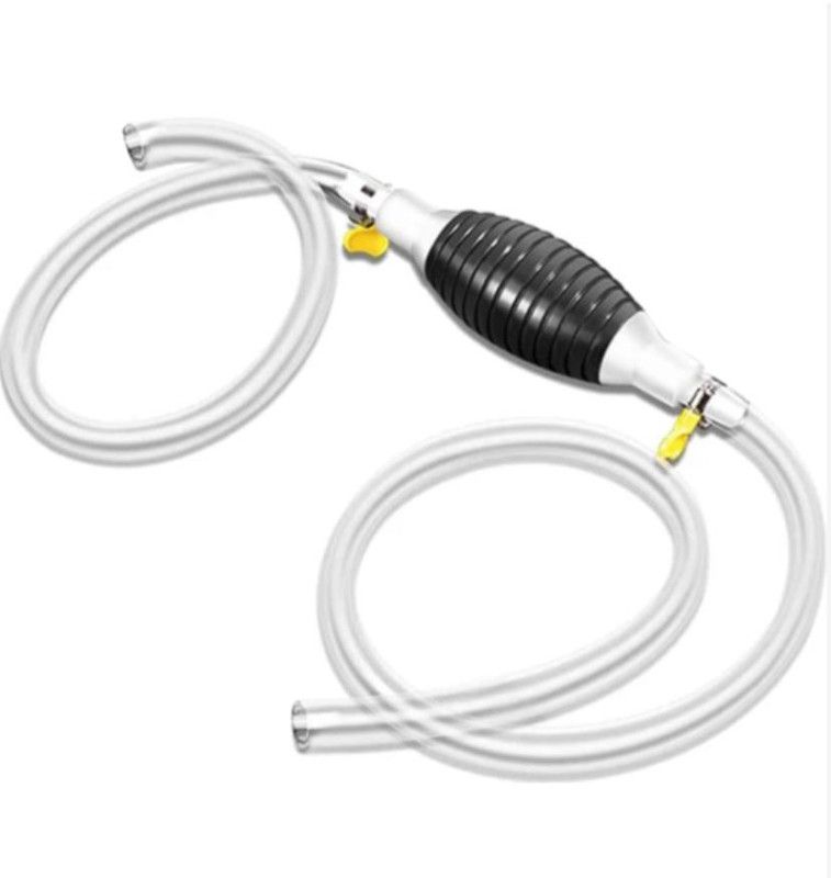 Car Tank Sucker Petrol Oil Transfer Car Pump With 150cm Hose Manual Pump