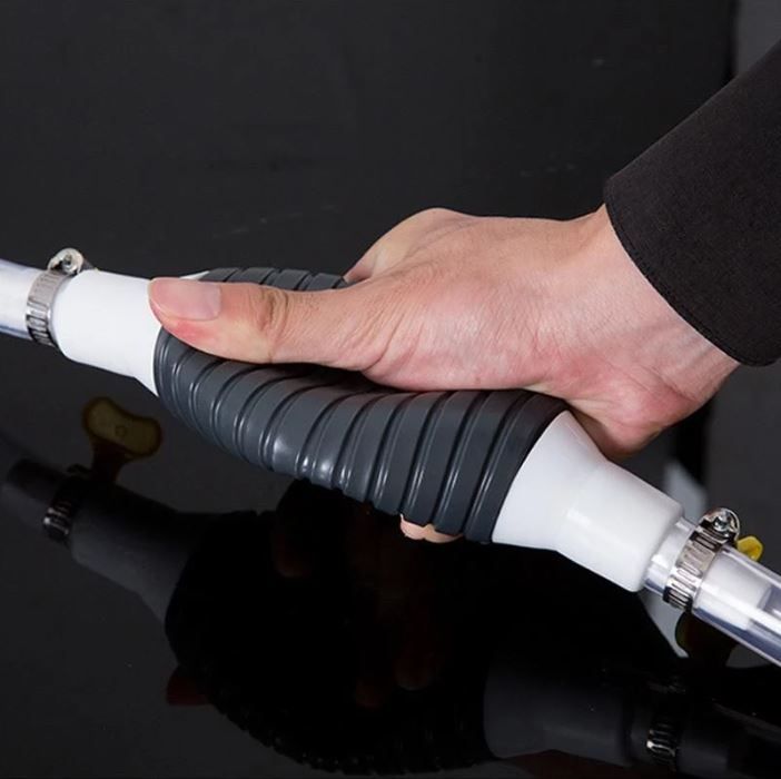 Car Tank Sucker Petrol Oil Transfer Car Pump With 150cm Hose Manual Pump