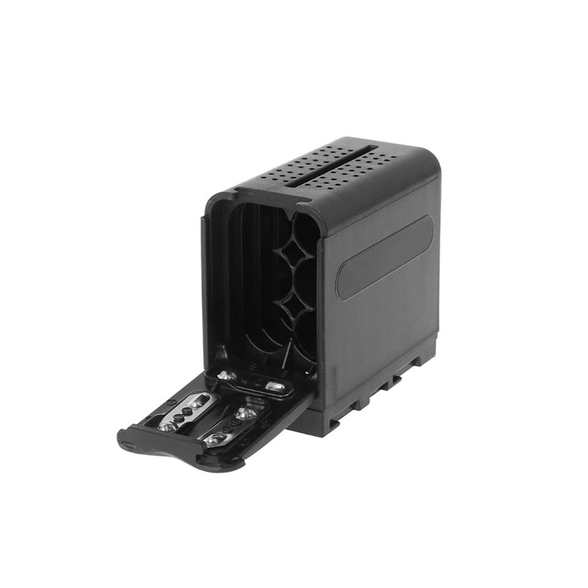 BB-6 Battery Box Case Pack Battery Holder Power As NP-F NP-970 Series Battery for LED Video Light Panel  Monitor