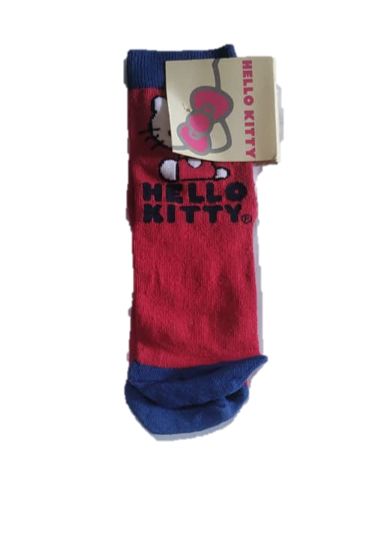Hello Kitty Ladies Girls Red With Blue Socks
