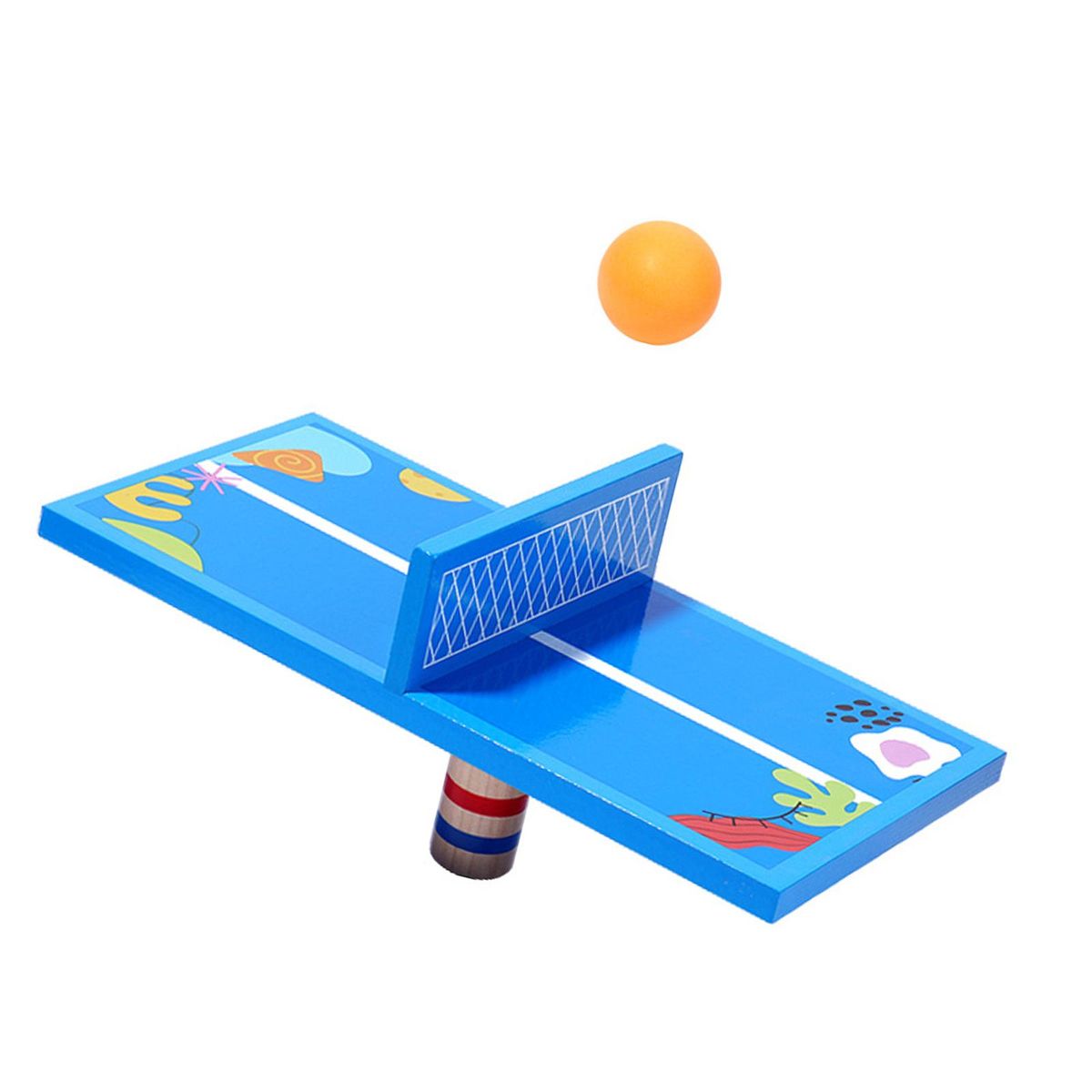 Wooden Mini Table Tennis Game Interactive Desktop Sport Board For