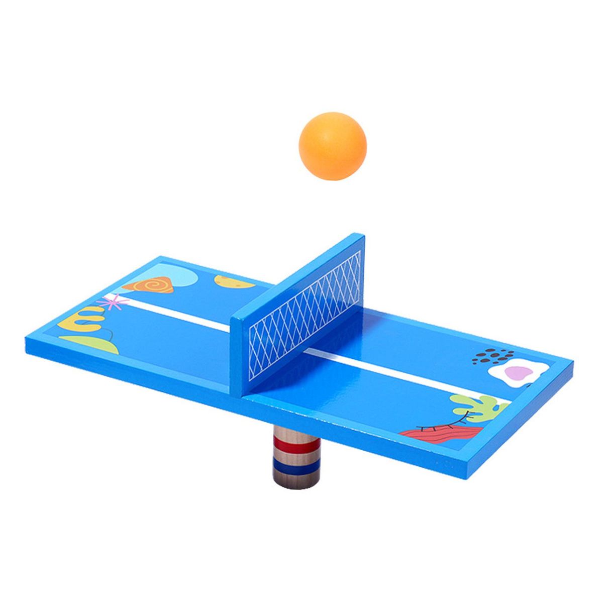 Wooden Mini Table Tennis Game Interactive Desktop Sport Board For
