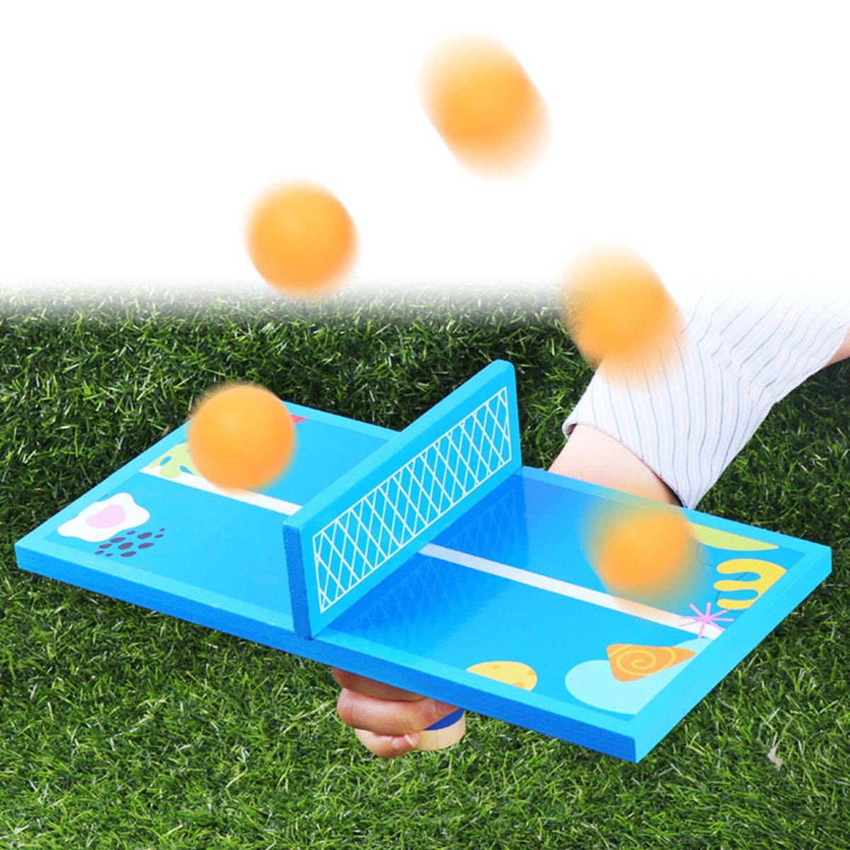 Wooden Mini Table Tennis Game Interactive Desktop Sport Board For