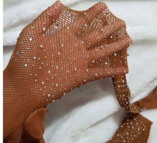 2 In 1 Luxury Girls  Pantyhose  Net Socks(BROWN & WHITE)
