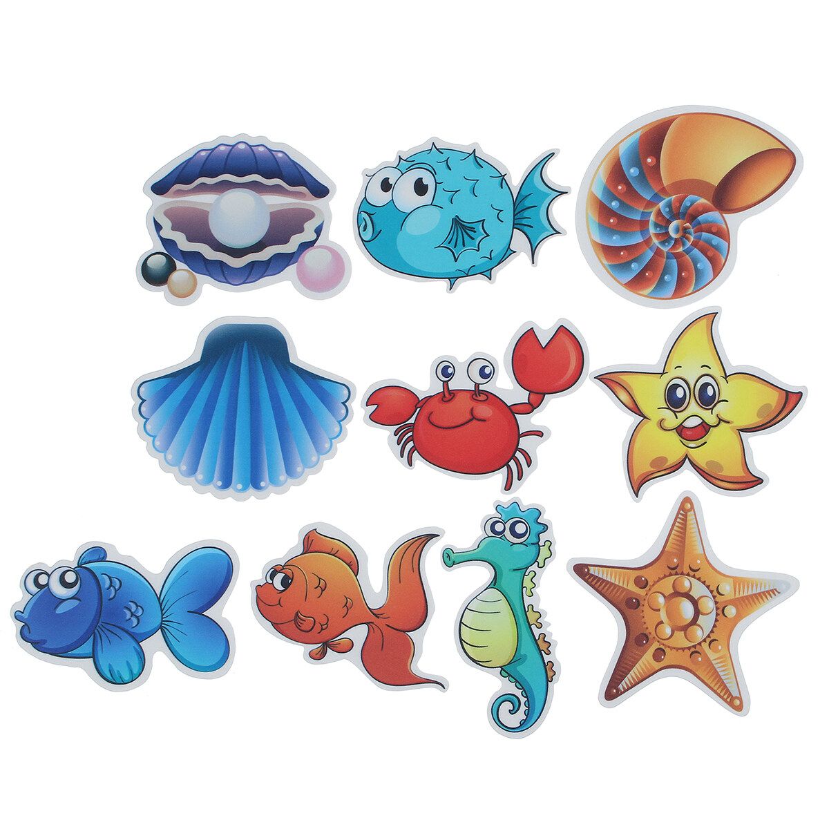 9X KIDS NON SLIP ANTI SKID SAFETY STICKERS BATH SHOWER MAT FOR CHILD TODDLER 002