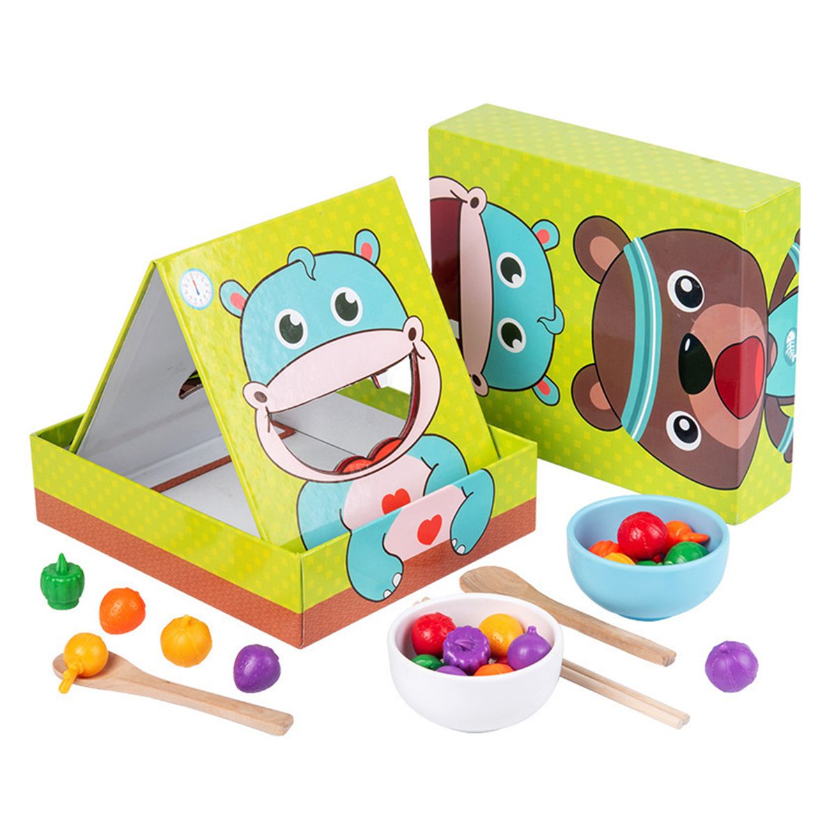Chopsticks Learning Bear Design Interactive Toy Educational-