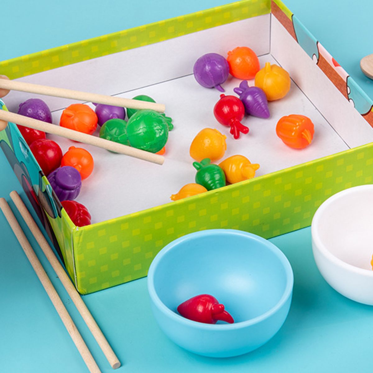 Chopsticks Learning Bear Design Interactive Toy Educational-