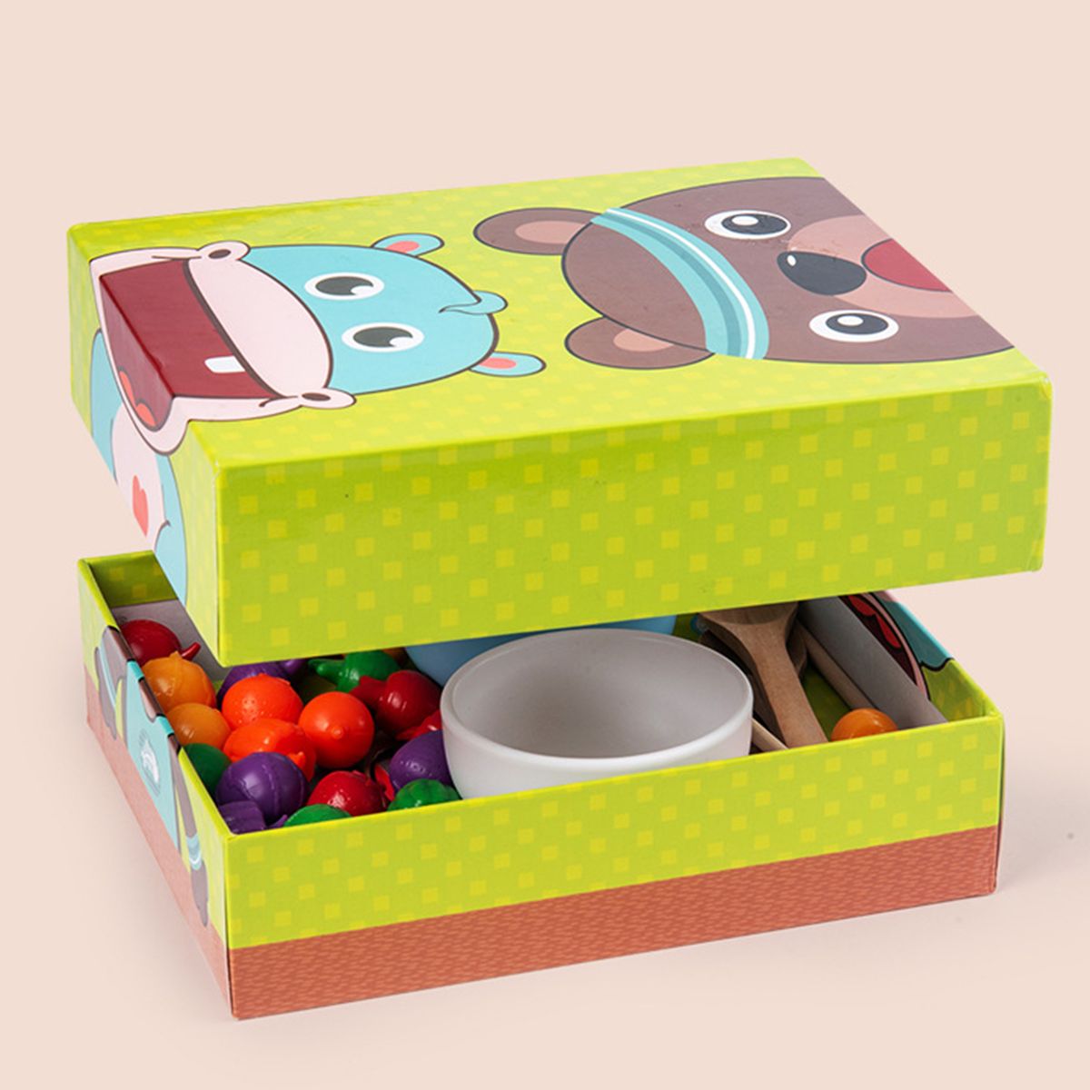 Chopsticks Learning Bear Design Interactive Toy Educational-