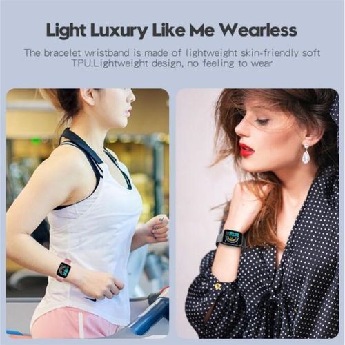 Fitness Tracker Blood Pressure Heart Rate Monitor Y68