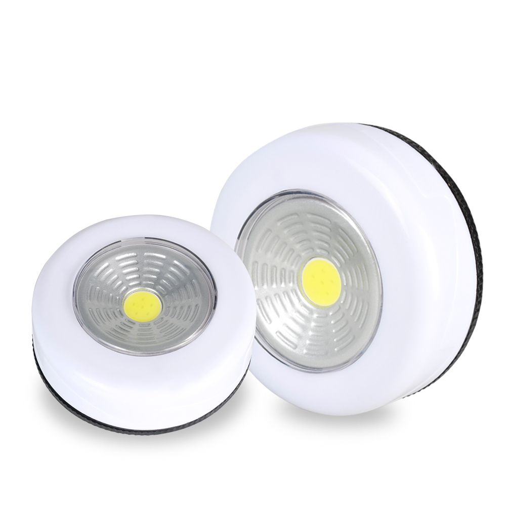 COB Pat Night Lights Press Wall Light Ceiling Wall Lamp/cabinet Mini Night Light Transmission Battery-powered Bedside Emergency-