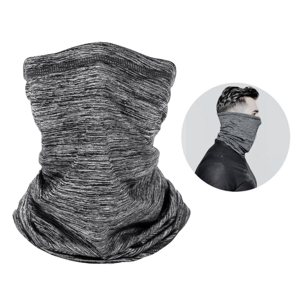 2pcs Cycling Face Cover Balaclava Windproof Scarf Biker Neck Gaiter