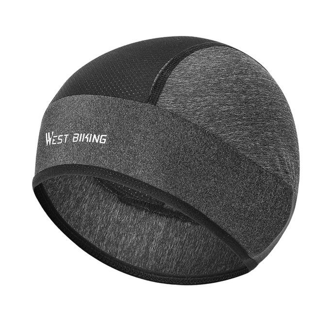 Cycling Skull   Outdoor Summer Under  Liner Hat Balaclava Gray