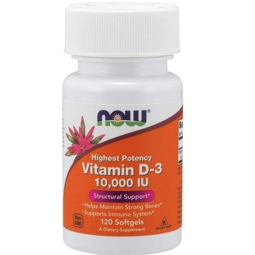Vitamin D 3 10,000 IU,Highest Potency,120 Capsules