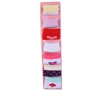 Baby Socks 7 Pairs Gift Set In Varied Design- Multicolor.