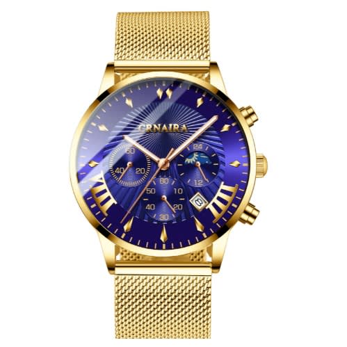 Men Wristwatch - Gold