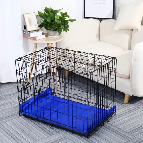 Fully Equipped Metal Dog Cage
