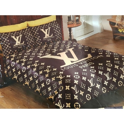 LV Print Duvet Comforter - Queen Size