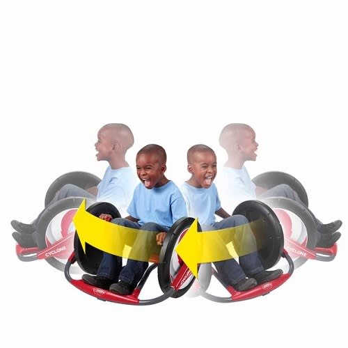 Radio Flyer - Cyclone Ride-on For Kids - Arm Powered - 16" Wheels - Red