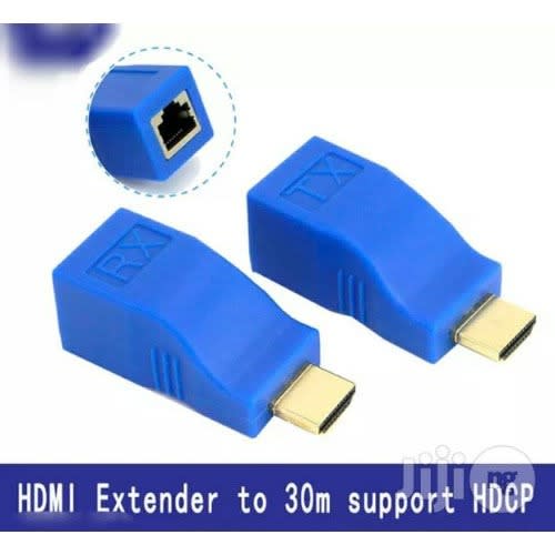 Hdmi Extender 30m Hdmi Network Extender Transmitter & Receiver Adapter V1.4 Rj45 Cat5e Cat