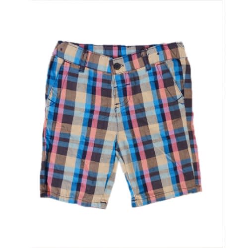 Boys Box Plaid Short - Multicolour ( Size Runs Small).