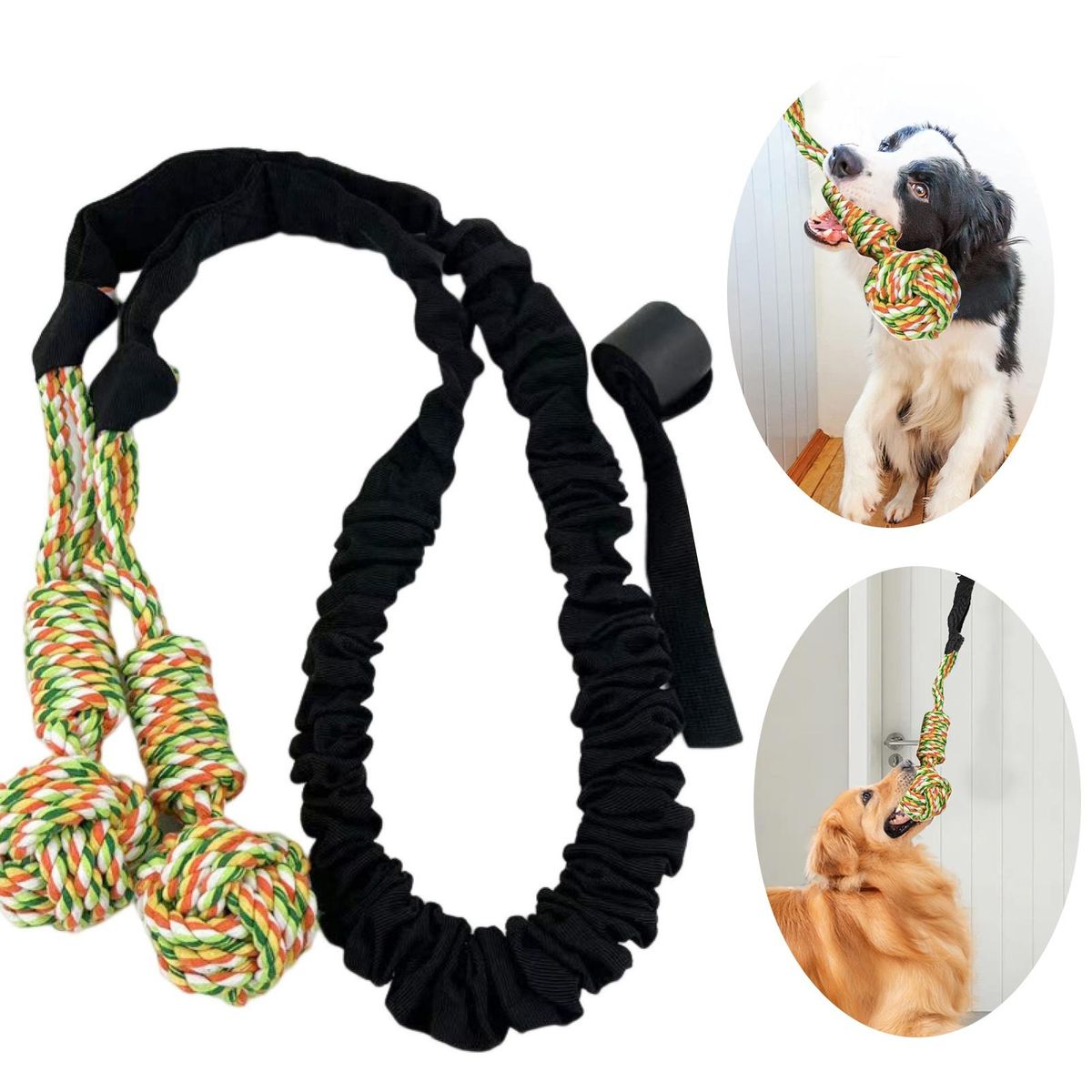 Dog Rope Toy Interactive Dog Rope Toy Toy Black