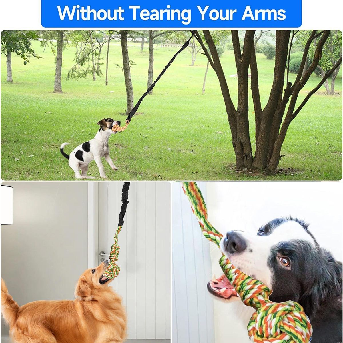 Dog Rope Toy Interactive Dog Rope Toy Toy Black