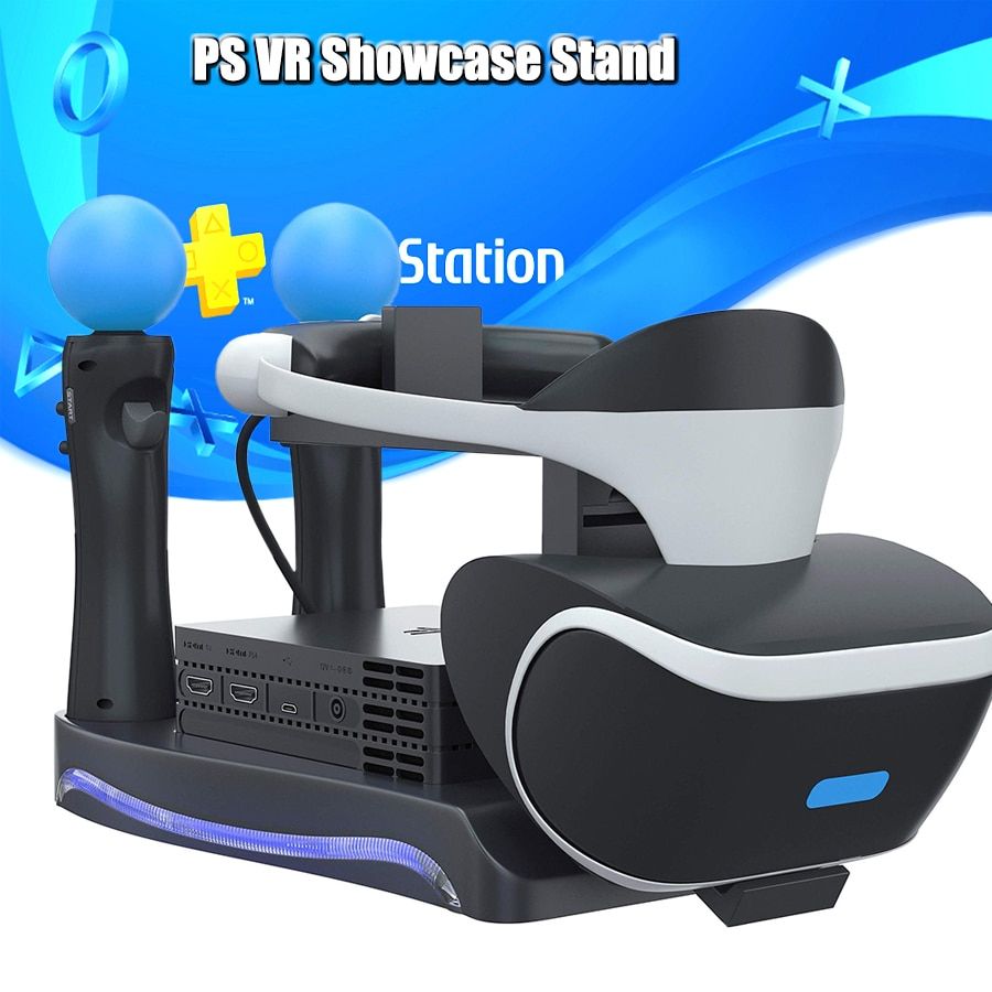 PS4 PS Move VR Charging Storage Stand PSVR Headset CUH-ZVR2 2th Bracket For PS VR Move Showcase ABDSW