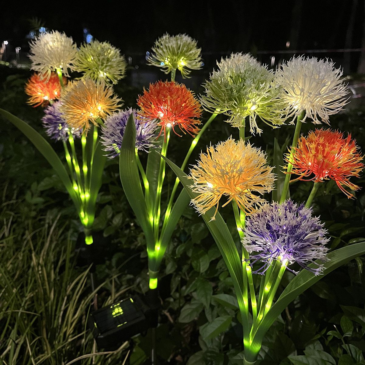 Solar Lawn Lamp Swaying Lights 5-Head Landscape Decorative