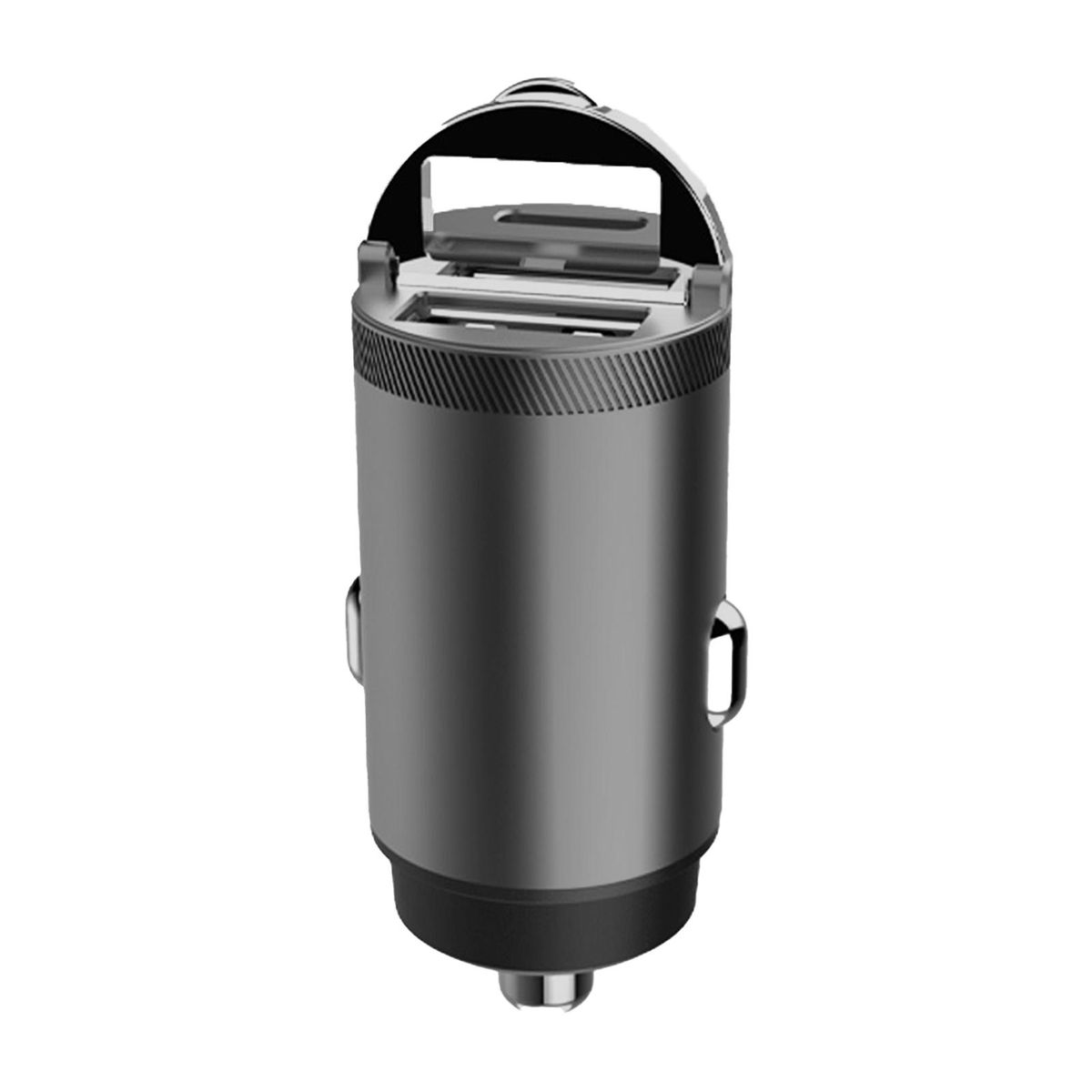 Super Fast 30w Mini Car Charger with Pdqc3.0 Easy Extract Pull Ring Black
