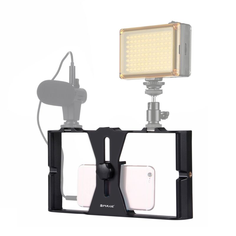 Smartphone Video Rig Filmmaking Recording Handle Stabilizer Bracket For Smartphones