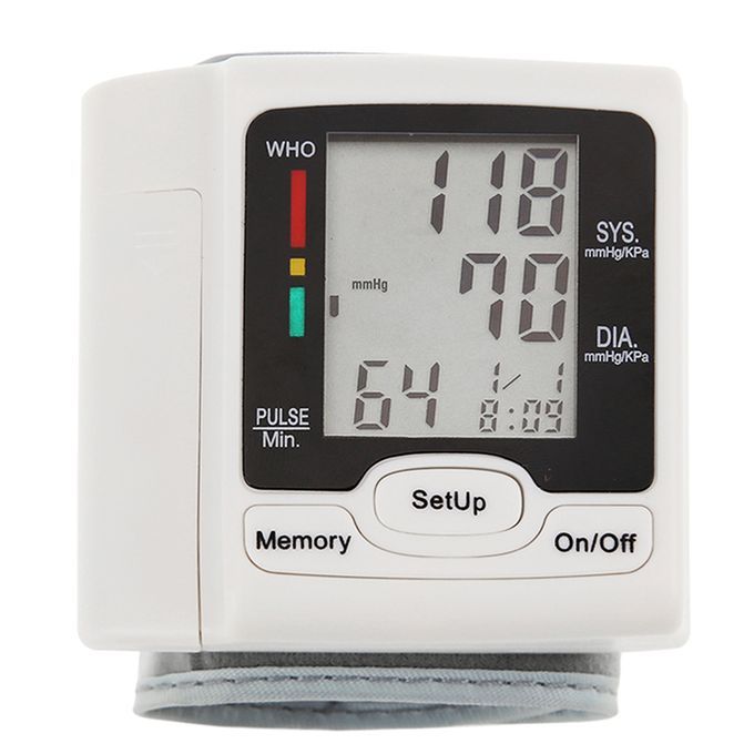 Automatic  Monitor Wrist Sphygmomanometer LCD Digital