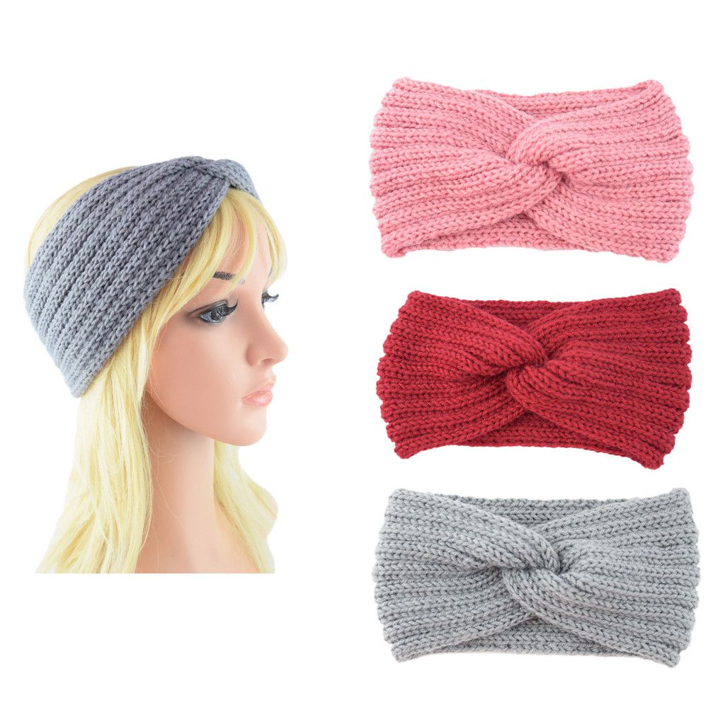 Women's Knitted Headband Crochet Winter Warmer Lady Hair