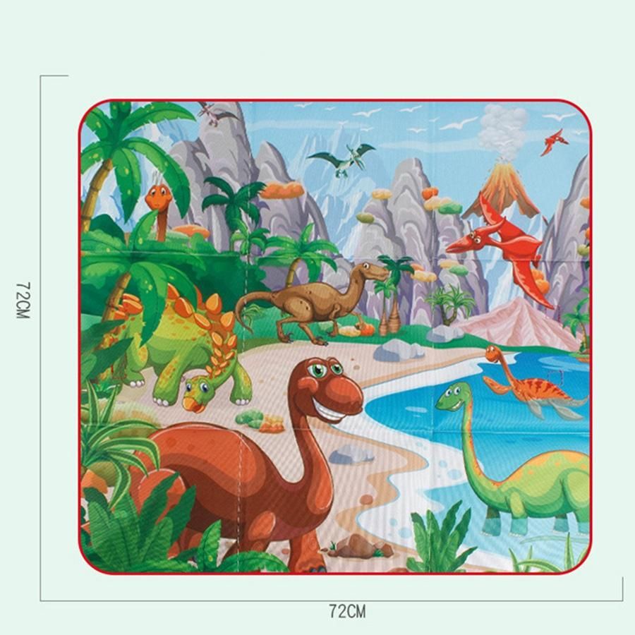 Portable Kids Crawling Carpet Dinosaur Crawling Mat and