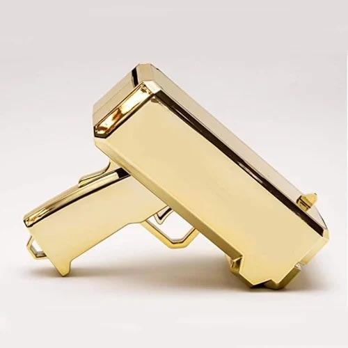 Unbranded Cash Cannon Spraying Machine With Money - Rose Gold