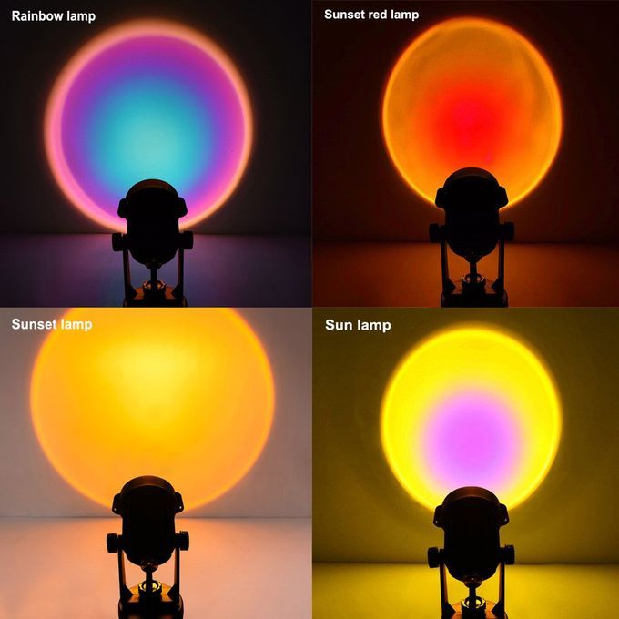 Mini Proje Tor Atmosphere Night Light  Offee Shop Proje Tion Lights USB Plug-sun-7.5*7.5*11 M