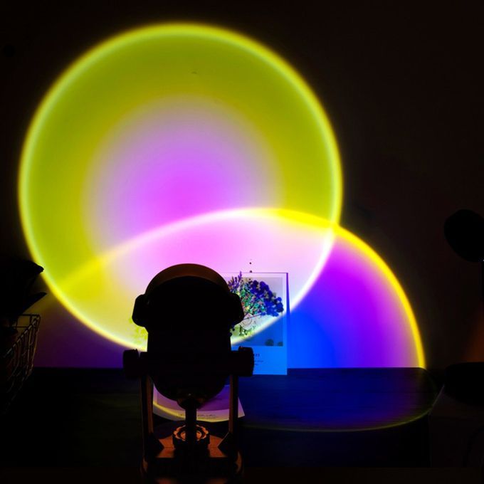 Mini Proje Tor Atmosphere Night Light  Offee Shop Proje Tion Lights USB Plug-sun-7.5*7.5*11 M