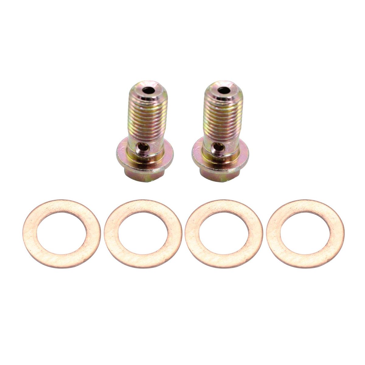 18'' Braided Budget Stainless Steel Brake Hose Line Kit Replacement for Mustang II GM Metric