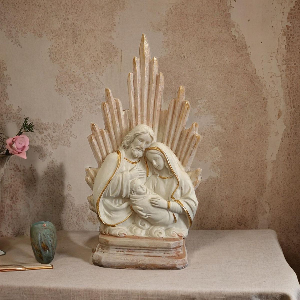 Holy Family Statue Classic Christian Decorative Catholic