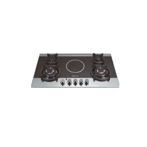 8mm Tempered Glass 5 Burners Bult-in Hob Gas Cooker Rc-gh3