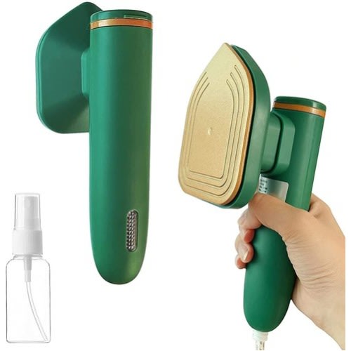 Mini Electric Steam Iron - Green - 33W