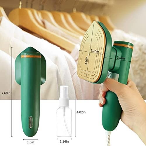Mini Electric Steam Iron - Green - 33W