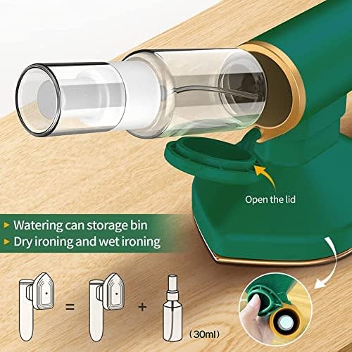Mini Electric Steam Iron - Green - 33W