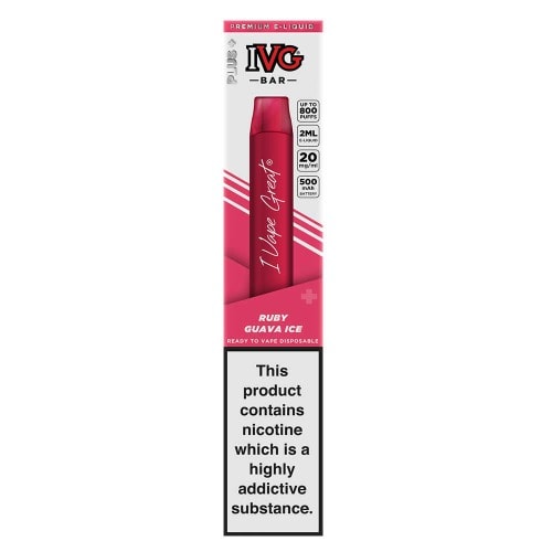 Disposable Vape Pen By Ivg Ruby Guava 800puffs