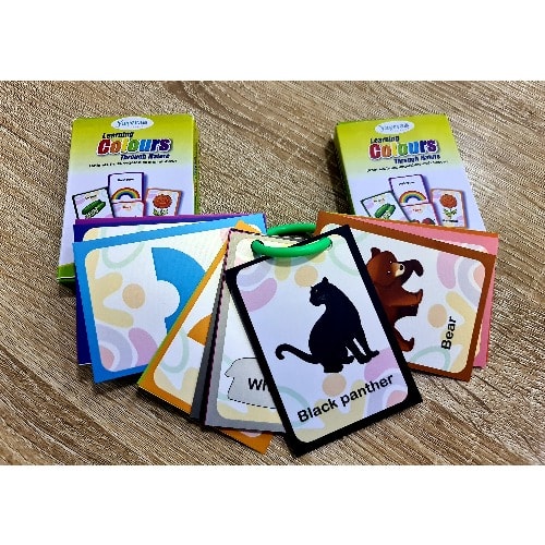 Yavera Colours (animals, Fruits, Vegetables, Flowers, Rainbow) Tear Resistant Flashcards