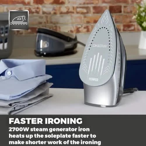T22006 Ceraglide Steam Generator Iron With Ceramic Soleplate- 2700 W