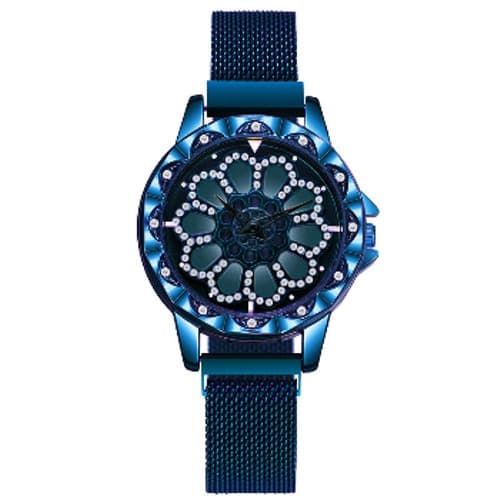 Women's Spin Dial Watch - Blue