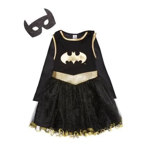 Bat Girl Dress Up Character Costume - Black