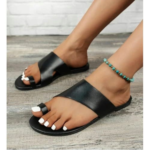 Realwon Female Slippers - Black
