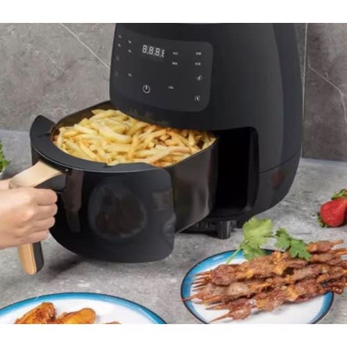 Large Capacity Digital Lcd Touch Screen Air Fryer - 6l - 2400w