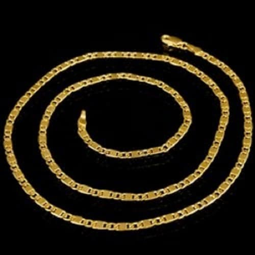 Women's Steel Blade Necklace - Gold